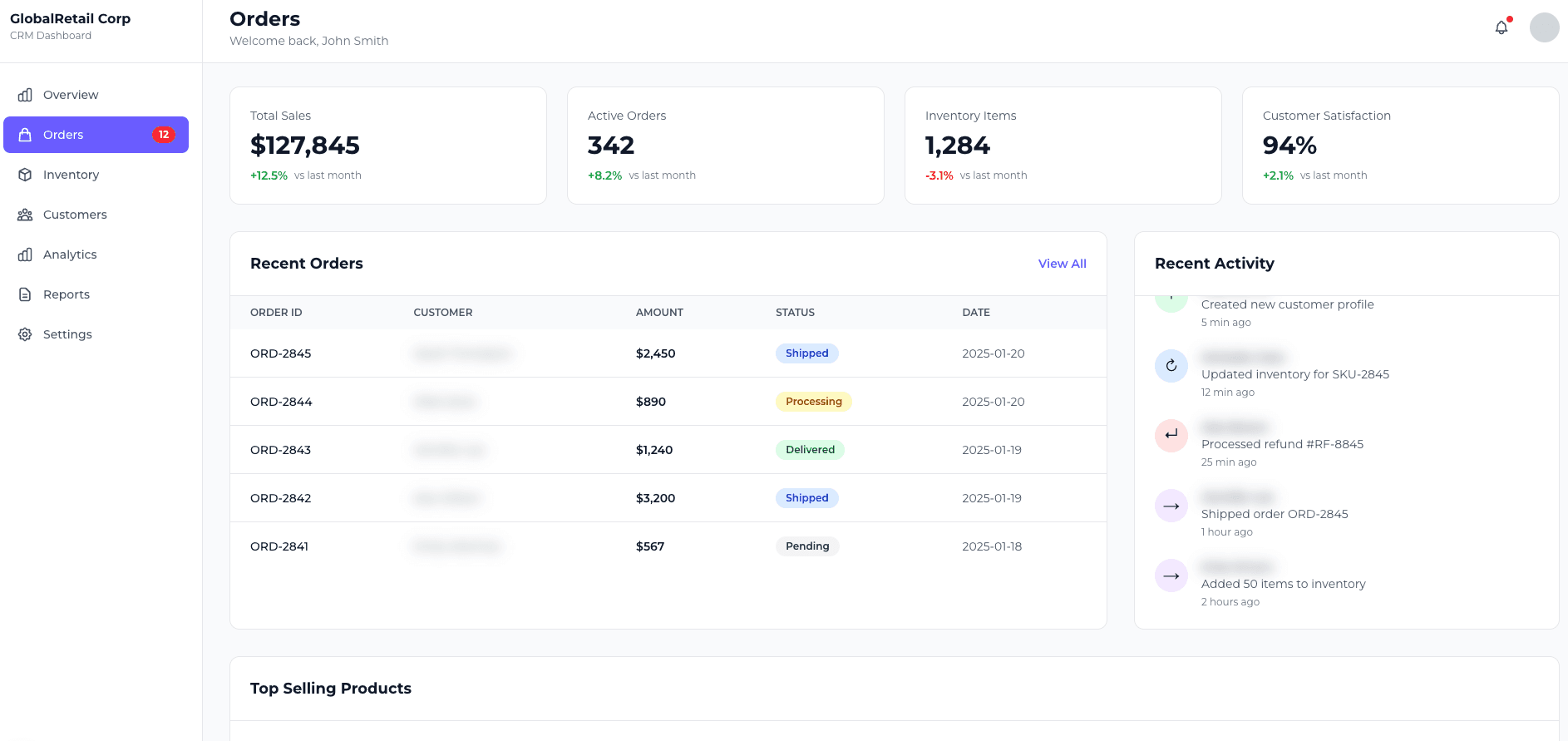 Custom CRM & Process Integration